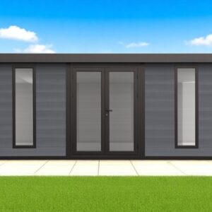 Abri de jardin composite Colombes, toit monopente, 5.42x2.90m, 15.72m2