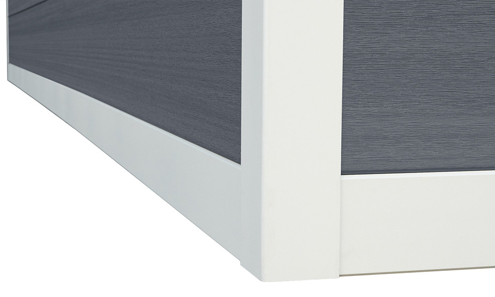 Abri de jardin composite Toscane, toit monopente, 3.7x3.7m, 13.69m2 ....0332 Abri de jardin composite Toscane, toit monopente, 3.7x3.7m, 13.69m2 – Image 3