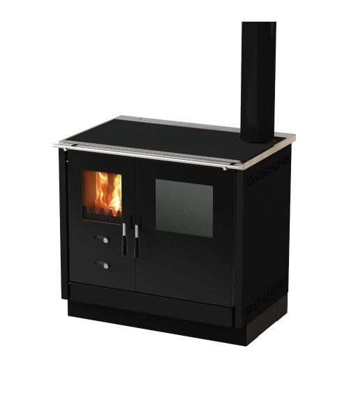 Cuisinière à bois MIONICA 90 cm 3 coloris au choix Cuisinière à bois MIONICA 90 cm 3 coloris au choix