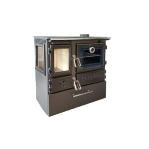 Poêle a bois avec four 214-3D- BOX-Brick gourmet 7 kW
