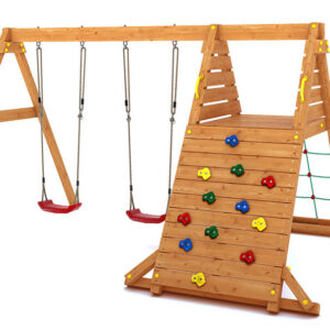 Tour de jeux pour enfants SPIDER KING avec balançoire double