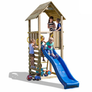 Tour de jeux pour enfants en bois traité autoclave CAROL 1