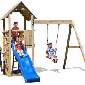 Tour de jeux pour enfants en bois traité autoclave CAROL 2