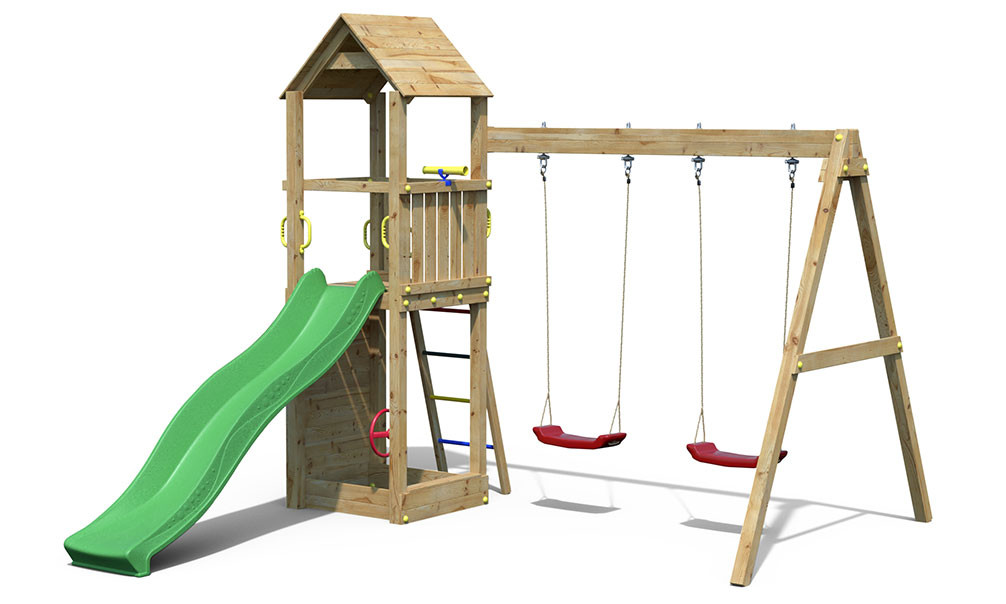 Tour de jeux pour enfants en bois traité autoclave FLAPPI Tour de jeux pour enfants en bois traité autoclave FLAPPI