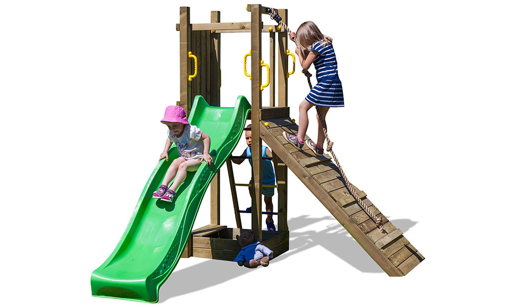 Tour de jeux pour enfants en bois traité autoclave FUNNY 3 000.236 Tour de jeux pour enfants en bois traité autoclave FUNNY 3 – Image 4