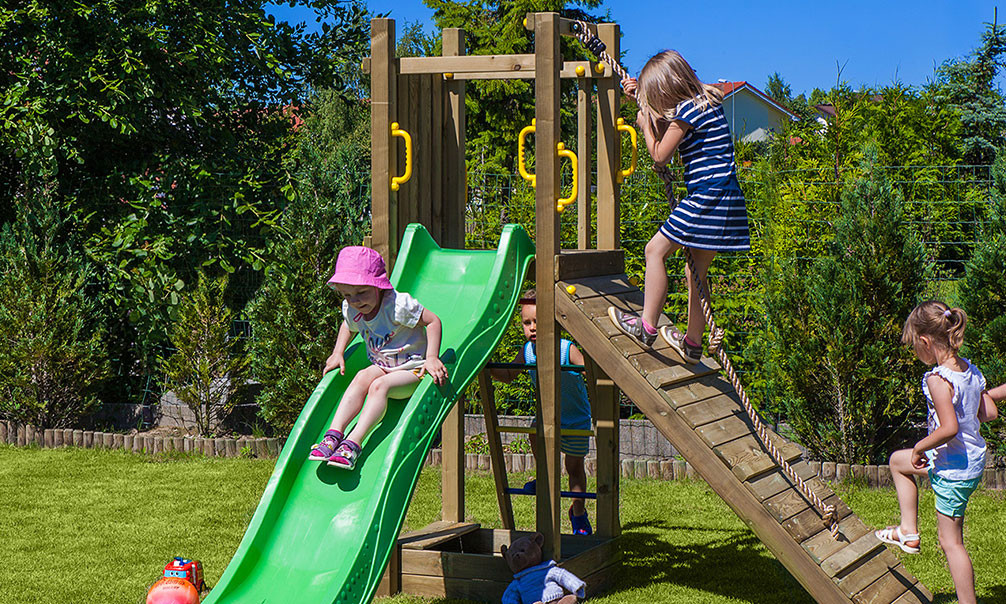 Tour de jeux pour enfants en bois traité autoclave FUNNY 3 00236 Tour de jeux pour enfants en bois traité autoclave FUNNY 3 – Image 5