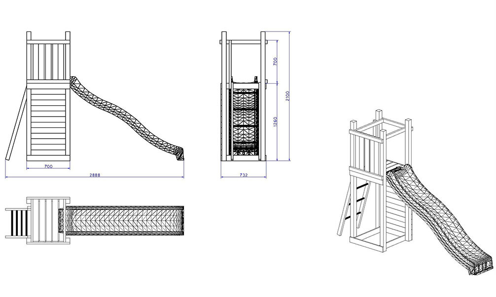 Tour de jeux pour enfants en bois traité autoclave FUNNY 3 .. Tour de jeux pour enfants en bois traité autoclave FUNNY 3 – Image 3